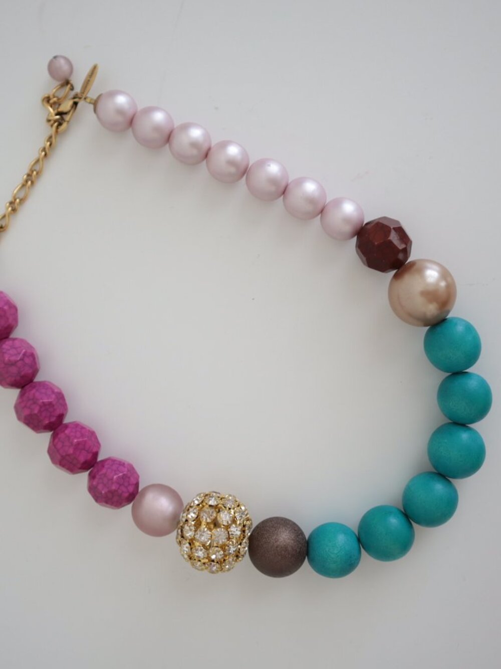 Lenora Dame Chunky Mixed Bead Necklace